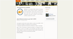 Desktop Screenshot of dktronics.cl